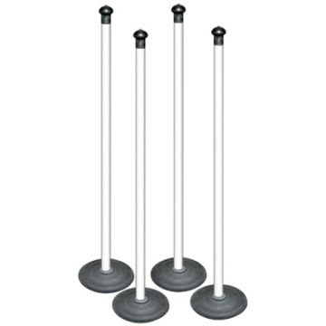Rounders Base & Post Set Set of 4