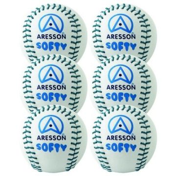 Aresson Softy Rounders Ball White Set of 6