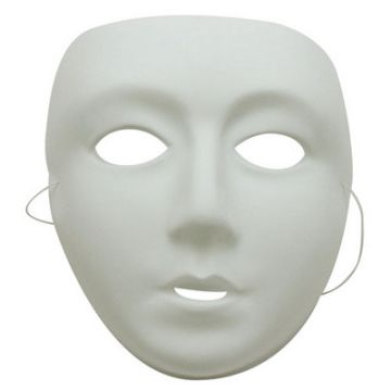 Play Masks White Pack of 10