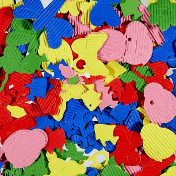 Corrugated Paper Nature Shapes Pack of 250