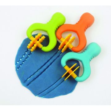 Easy Grip Strip Dough Cutters Assorted Pack of 3
