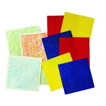 Animal Skins Rubbing Plates Pack of 6