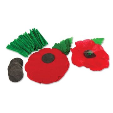 Remembrance Day Poppies Pack of 50