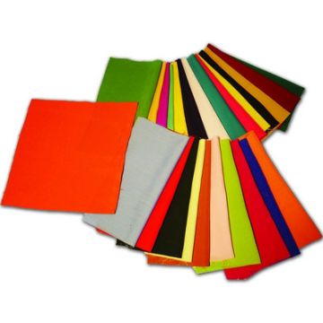230 x 230mm Plain Fabric Squares Assorted Pack of 25