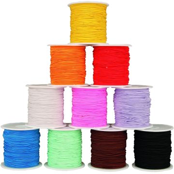Elastic Cord Assorted Pack of 10