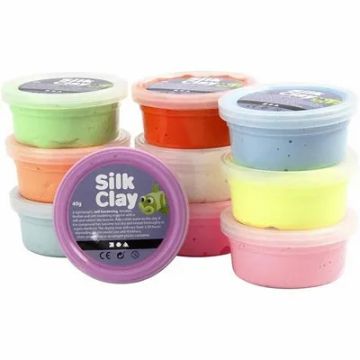 Silk Clay Assorted Pack of 10