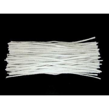 Pipe Cleaners 300mm White Pack of 100