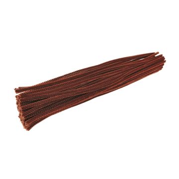 Brown Pipe Cleaners Pack of 100