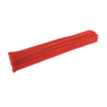 Red Pipe Cleaners Pack of 100