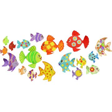Mini Paper Fish Pack of 1000