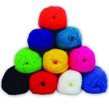 Knitting Wool Double Knit Assorted Pack of 10