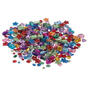 Acrylic Gemstones Pack of Assorted 500g