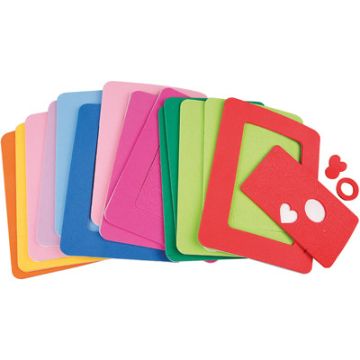 EVA Foam Photo Frames Assorted Pack of 10