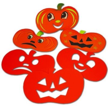 Pumpkin Card Cutouts Pack of 30