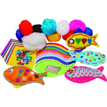 Felt Fish Class Pack of Assorted Pack of 30