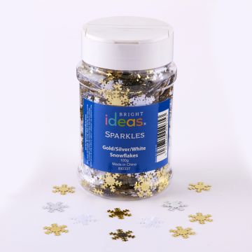 Assorted Snowflake Sequins