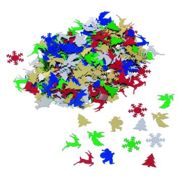 Christmas Sequins Assorted 100g