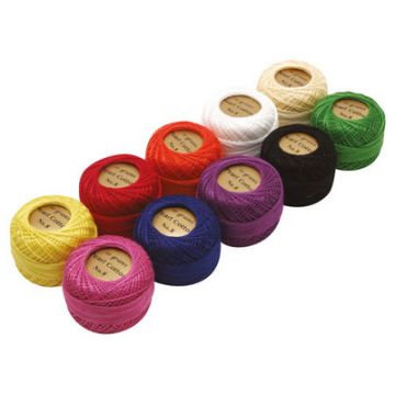 Pearl Embroidery Thread Assorted Box 10