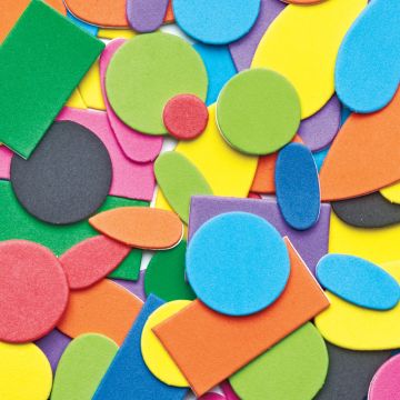 Self-Adhesive Foam Shapes Pack of 1000