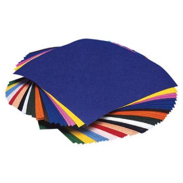 230 x 230mm Felt Assorted Pack of 50
