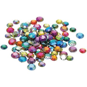 Sew-On Jewels Assorted Pack of 100