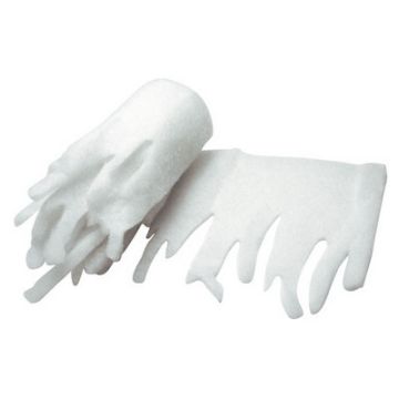 Snow Icicle Garland White