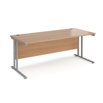 Rectangular Cantilever Desk W1800mm Beech