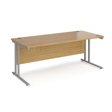 Rectangular Cantilever Desk W1800mm Oak