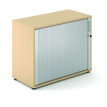 Wooden Tambour Unit H800mm Oak