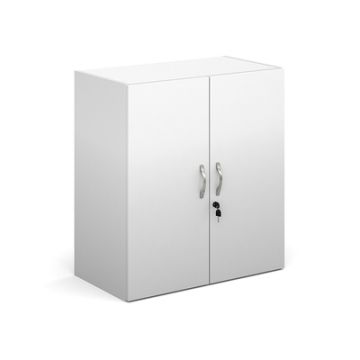 Double Door Cupboard White H830mm