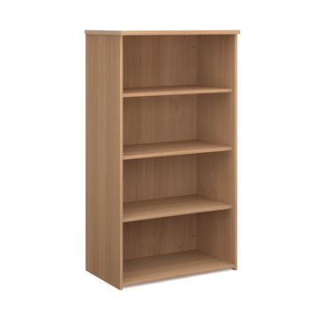 Open Fronted Bookcase 3 Shelves H1230mm Beech