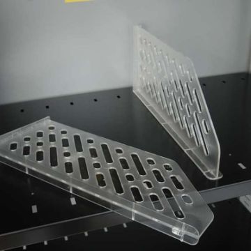 Pack of 5 Dividers for Tambour Unit Black