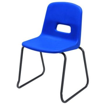 RF70 Skid Base Chair SH460mm Blue