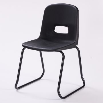 RF70 Skid Base Chair SH430mm Black