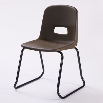 RF70 Skid Base Chair SH430mm Brown