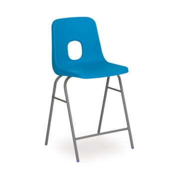 Series E Stool Grey Frame 685mm Blue