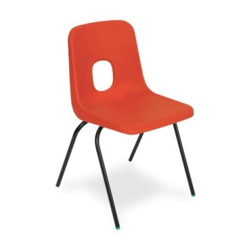 Series E Chair Black Frame 380mm Red