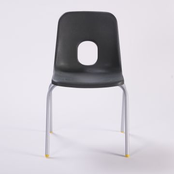 Series E Chair Silver Frame 260mmCharcoal
