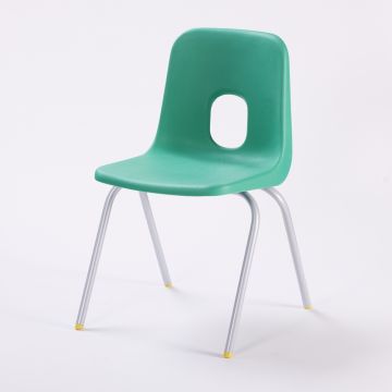 Series E Chair Silver Frame 260mmEmerald