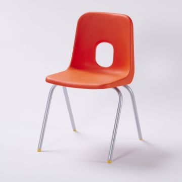 Series E Chair Silver Frame 260mmOrange