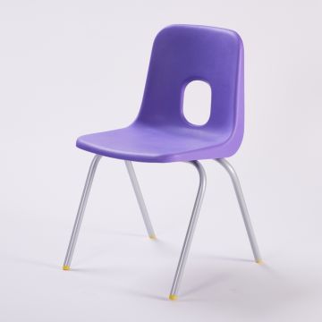 Series E Chair Silver Frame 260mmPurple