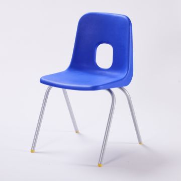 Series E Chair Silver Frame 430mm Sapphire