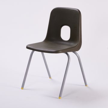Series E Chair Grey Frame 310mm Brown