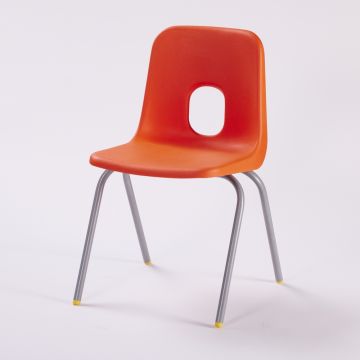 Series E Chair Grey Frame 430mm Orange