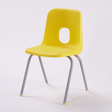 Series E Chair Grey Frame 350mm Yellow