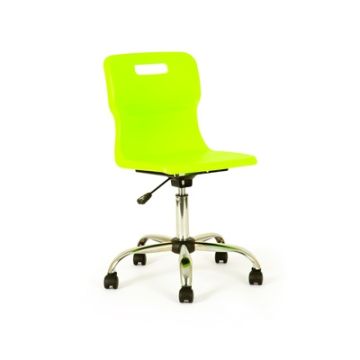 Titan Swivel Chair 405-467mm Glides Grey