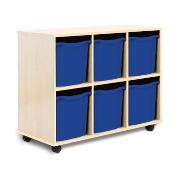 Allsorts 6 Quad Tray Maple Unit Blue