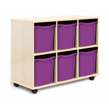 Allsorts 6 Quad Tray Maple Unit Purple