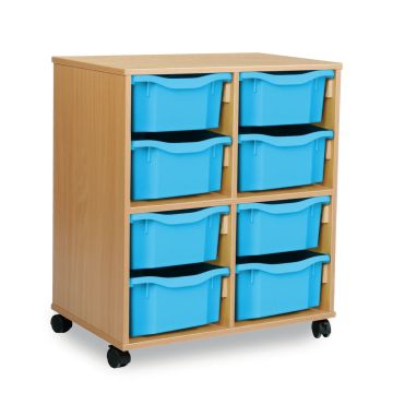 Allsorts 8 Double Beech Unit Cyan