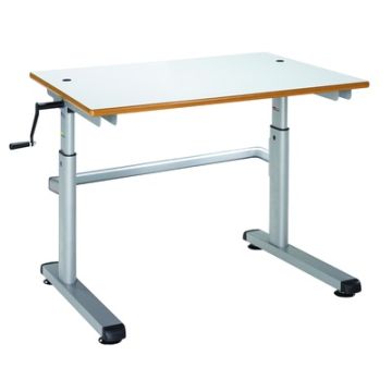 HA200 Sit Stand Desk Blue Edge L700mm Ailsa